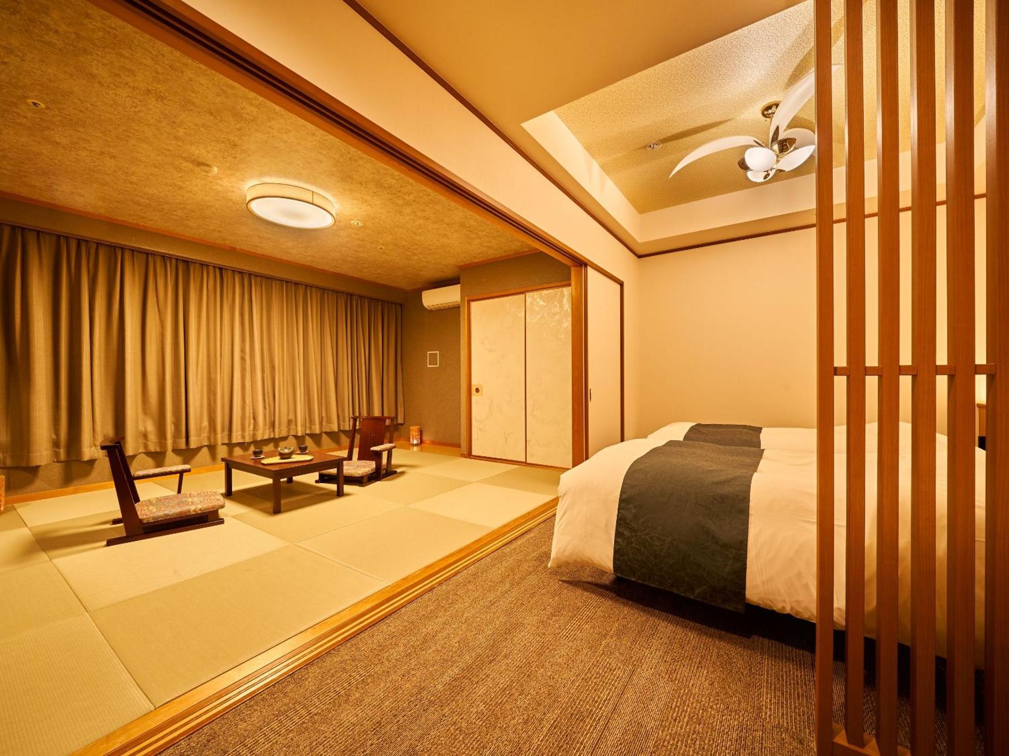 Отель Ooedo Onsen Monogatari Premium Yoshinoya Irokuen Кага Номер фото