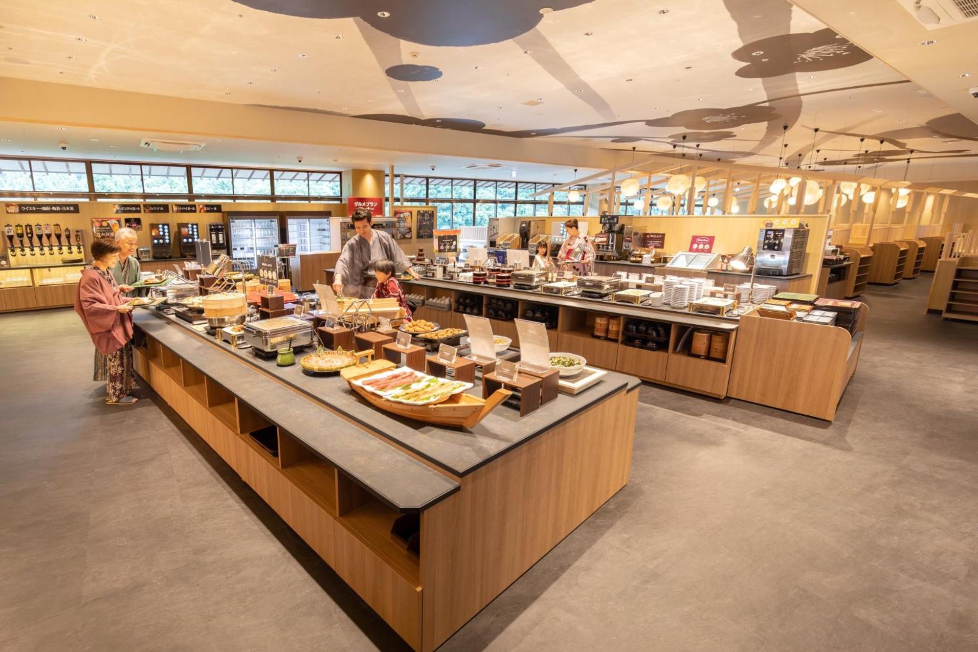 Отель Ooedo Onsen Monogatari Premium Yoshinoya Irokuen Кага Экстерьер фото
